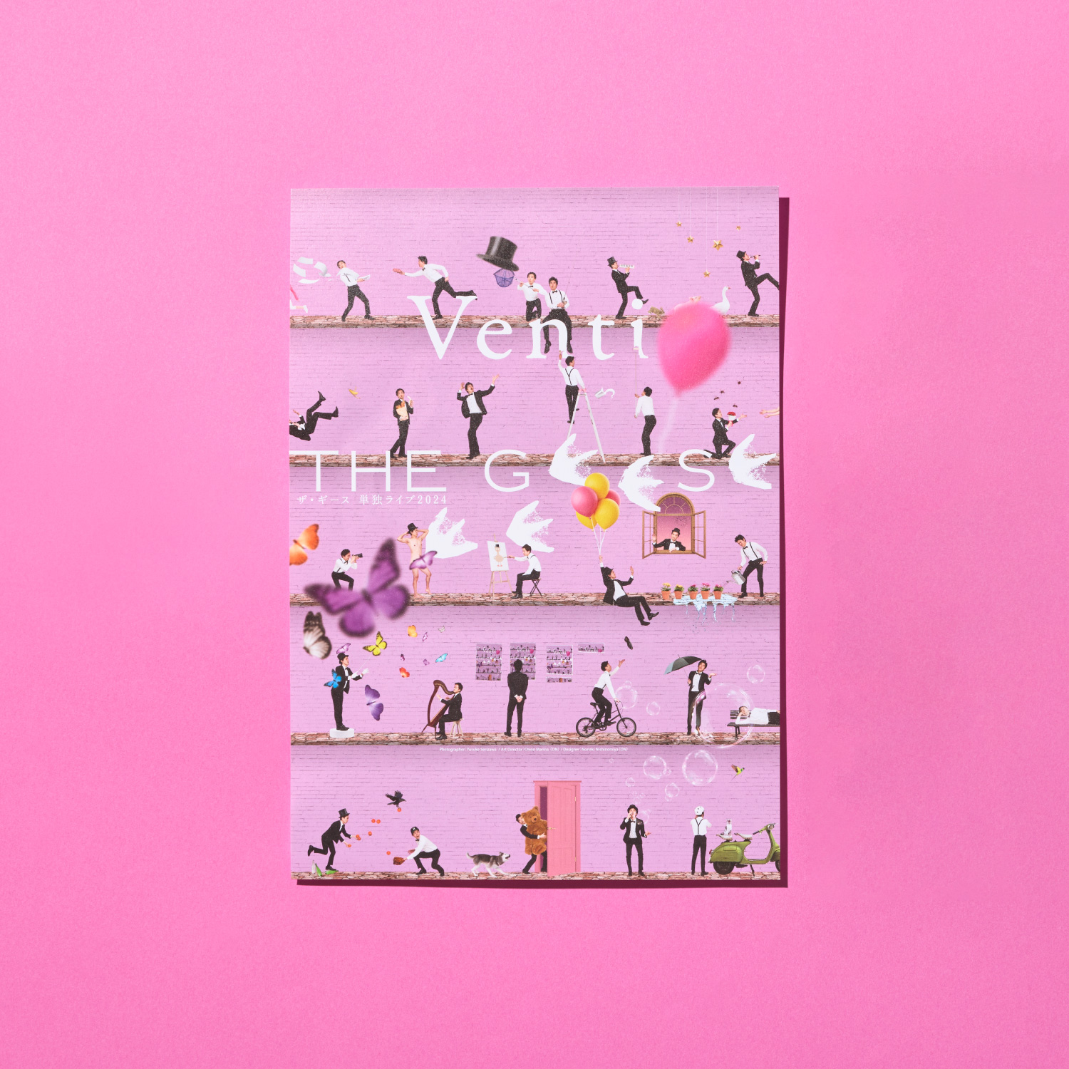 THE GEESE 単独ライブ2024「Venti」 フライヤー / グッズ